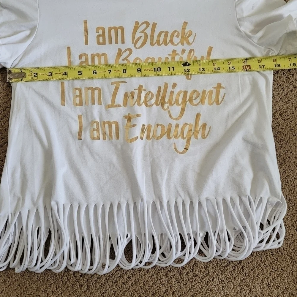 GRAPHIC Novelty Fringe Short Sleeve Shirt - Picture 4 of 4